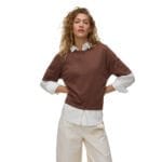 VMSILJE S/4 O-NECK OVERSIZE PULL
