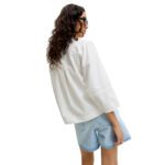 JXCARO POPLIN LS BLOUSE