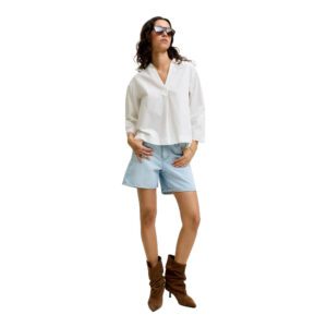 JXCARO POPLIN LS BLOUSE