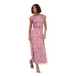 ONLVALDA SS LONG FRILL DRESS