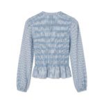 VMEMERY LS V-NECK SMOCK TOP