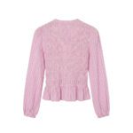VMEMERY LS V-NECK SMOCK TOP