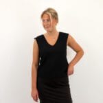 VMMAXINE SL V-NECK TOP