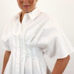 VMSOPH 2/4 PLEAT FITTED SHIRT