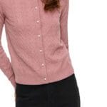 VIKERRY CABLE L/S KNIT CARDIGAN
