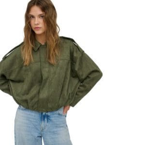 ONLMOON STINA FAUX SUEDE BOMBER