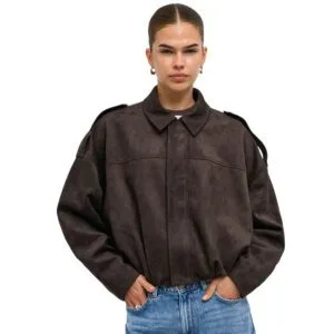 ONLMOON STINA FAUX SUEDE BOMBER