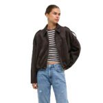 ONLMOON STINA FAUX SUEDE BOMBER