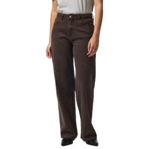 PCSILKE MW WIDE COLORED JEANS
