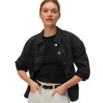 VMJAMIE LS DENIM SHACKET