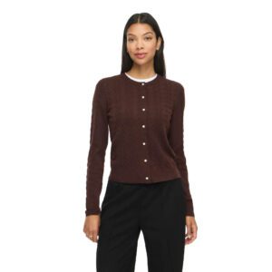 VIKERRY CABLE L/S KNIT CARDIGAN