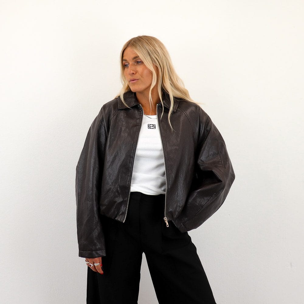 ONLMASJA FAUX LEATHER PADDED BOMBER