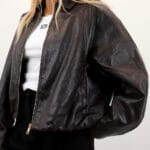 ONLMASJA FAUX LEATHER PADDED BOMBER