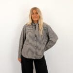 ONLMAYA CHECK BOW SHIRT