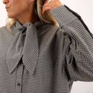 ONLMAYA CHECK BOW SHIRT