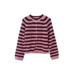 AWANNALISE LS O-NECK KNIT CARDIGAN