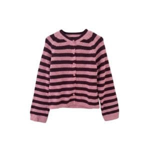 AWANNALISE LS O-NECK KNIT CARDIGAN