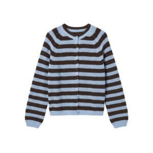 AWANNALISE LS O-NECK KNIT CARDIGAN