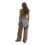 JXFIFI STR 3/4 BOATNECK TOP