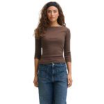JXFIFI STR 3/4 BOATNECK TOP