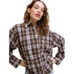 JXHAILEY BELLA FLANNEL LS SHIRT