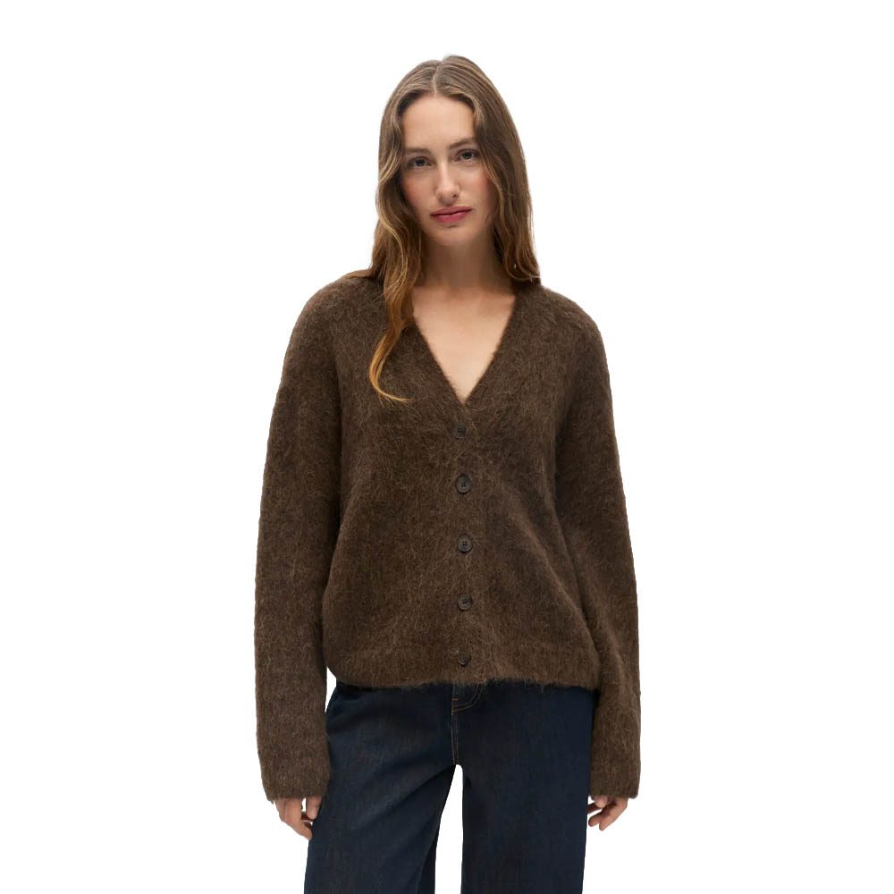 OBJHARRY LS LO CARDIGAN