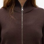 OBJREYNARD L/S ZIP CARDIGAN