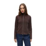 OBJREYNARD L/S ZIP CARDIGAN