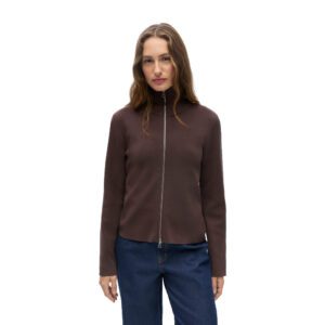 OBJREYNARD L/S ZIP CARDIGAN