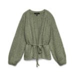 VMBERRY LS O-NECK TIE CARDGAN