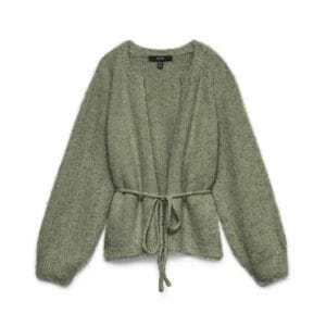 VMBERRY LS O-NECK TIE CARDGAN