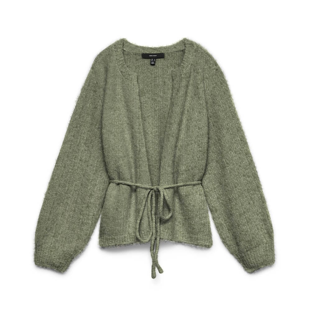 VMBERRY LS O-NECK TIE CARDGAN