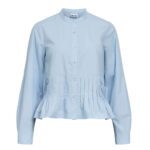 OBJADONA LS REG PLEAT SHIRT
