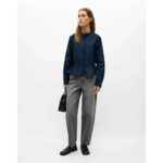 OBJADONA LS REG PLEAT SHIRT