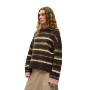 OBJALILI LS KNIT PULLOVER