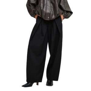 ONLYASMINE MW PLEAT BARREL PANT
