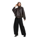 ONLYASMINE MW PLEAT BARREL PANT