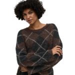 ONLNOEME LS PATTERN ONECK KNIT