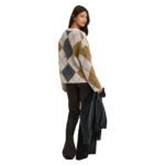 ONLNOEME LS PATTERN ONECK KNIT
