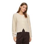 VIPIGGA ONECK LS KNIT JACKET