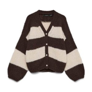 VMMAYBE LS VNECK BUTTON CARDIGAN