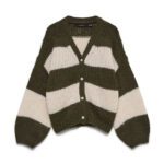 VMMAYBE LS VNECK BUTTON CARDIGAN