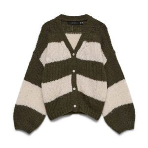 VMMAYBE LS VNECK BUTTON CARDIGAN