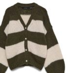 VMMAYBE LS VNECK BUTTON CARDIGAN
