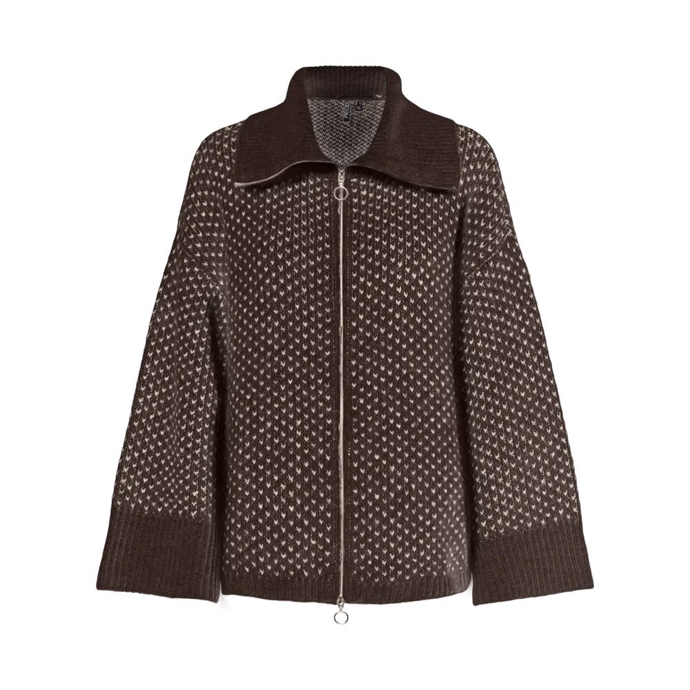 PCMORDIC LS LOOSE KNIT CARDIGAN