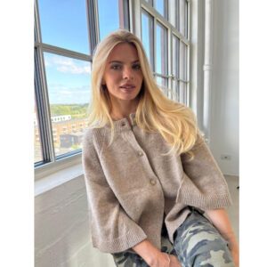LOUIS CAPE ARMY KNIT