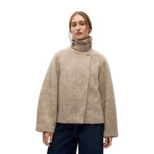 OBJBELICE HIGH NECK SHORT JACKET
