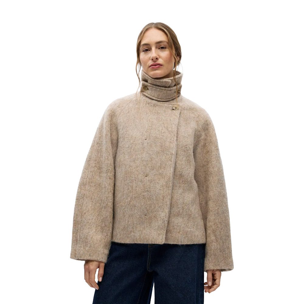 OBJBELICE HIGH NECK SHORT JACKET