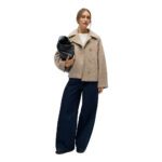 OBJBELICE HIGH NECK SHORT JACKET