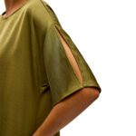 OBJCHILLI S/S ASYMMETRIC SLIT TOP